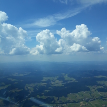 kurz nach dem Abflug gen Süden