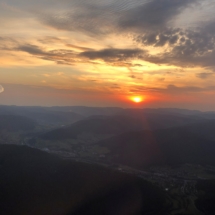 Sonnenuntergang über Baiersbronn